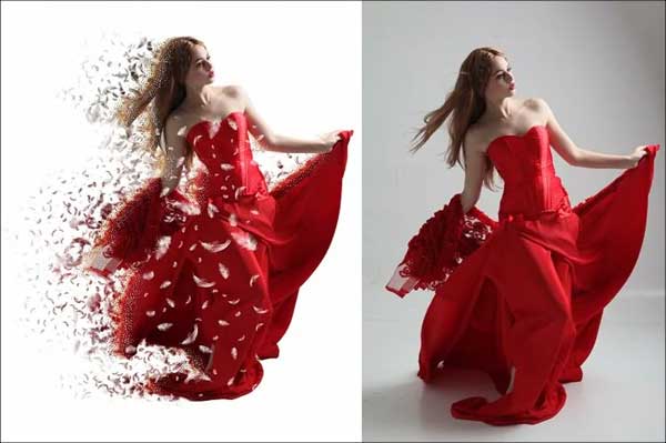 Splatter Dispersion Photoshop Action