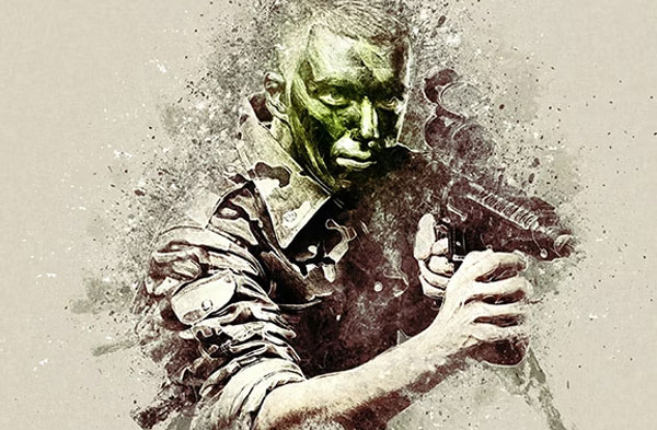 Splatter Photoshop Action