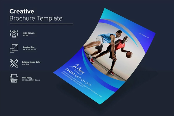 Sport Brochure Design Templates