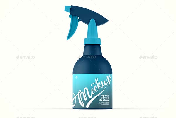 Spray Plastic Bottle Mockups – Free & Premium PSD, Ai, Vector, EPS, PNG Format Mockups Download