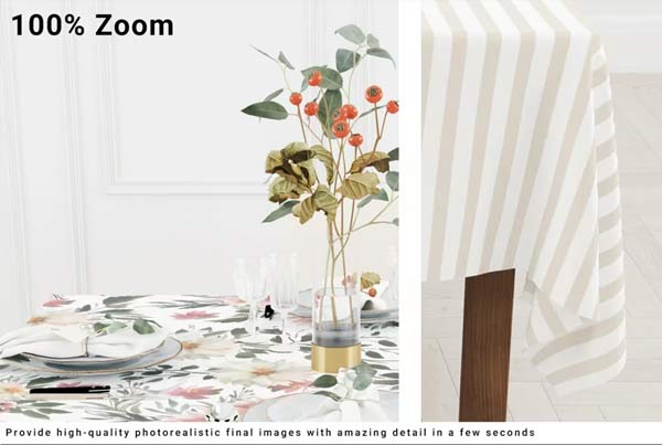 Square Tablecloth Set