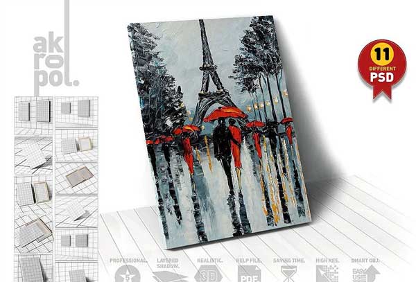 Square And Rectangular Canvas Mock-Ups