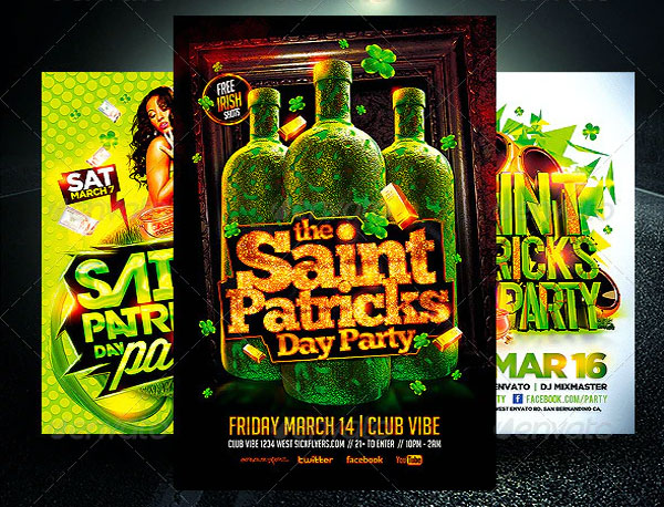 St Patricks Day Flyer Bundle
