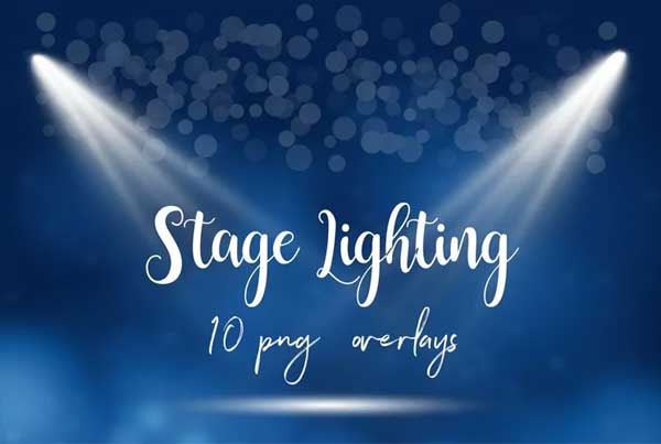 Stage Lighting Overlays
