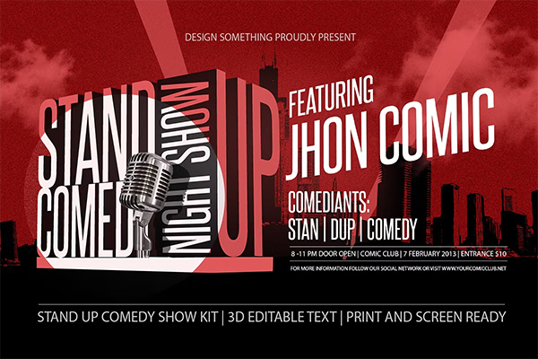 Stand Up Comedy Show Kit