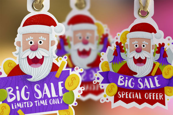 Stickers & Labels for Christmas Sale