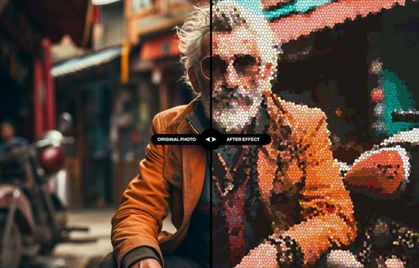 Stone Mosaic Photo Effect Download