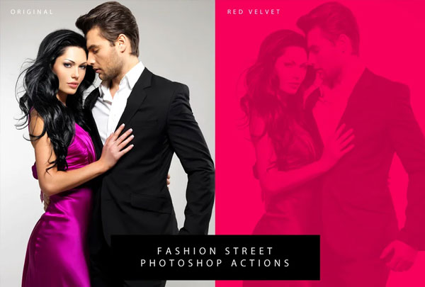 Street Fashion Style Photoshop Action Template