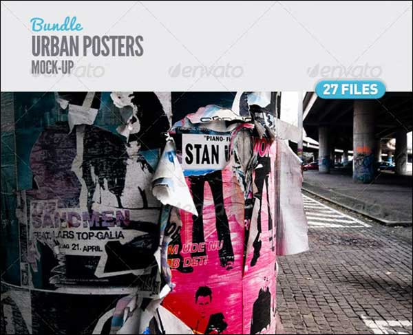 Street Poster Mockup Bundle