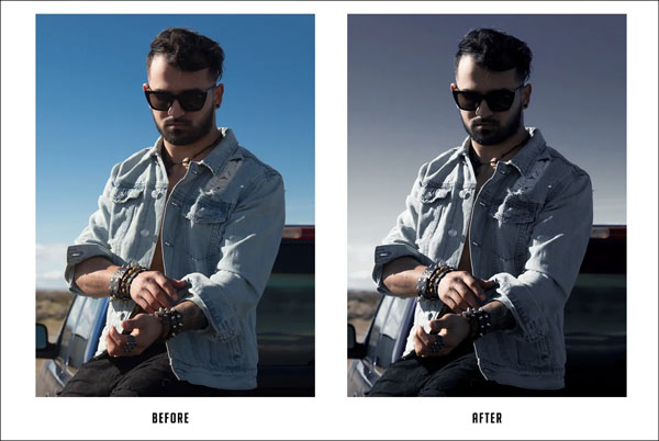 Street Style Reddish Photoshop Actions