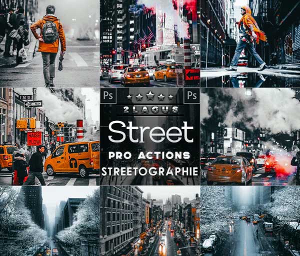 Streetography City Street Photoshop Actions