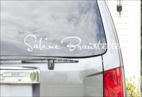 Styled Stock Photography Car Rear Window Mockup