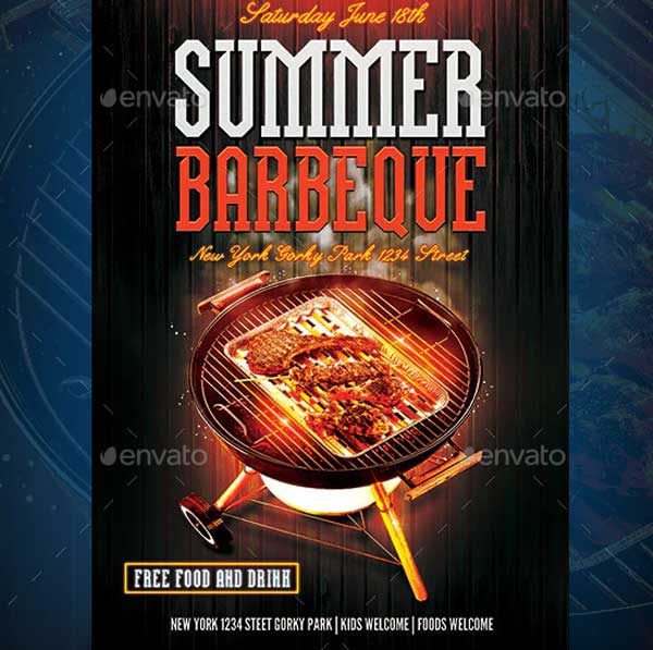 Summer Barbeque Flyer