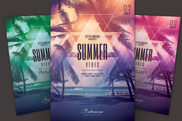 Summer House Party Vibes Flyer