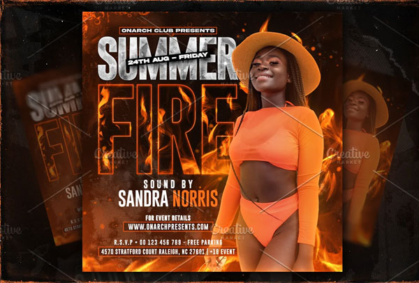 Summer Club Party Template