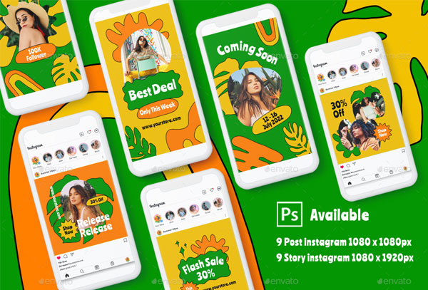 Summer Fashion Instagram Pack