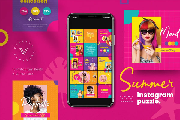 Summer Instagram Puzzle