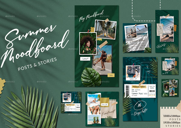Summer Moodboard Instagram