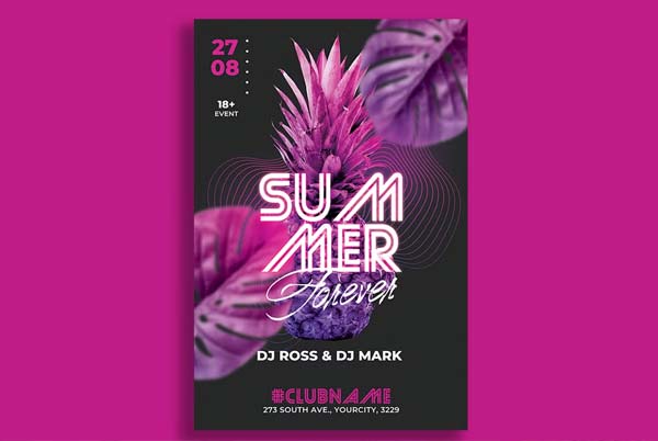 Summer Party Flyer Templates