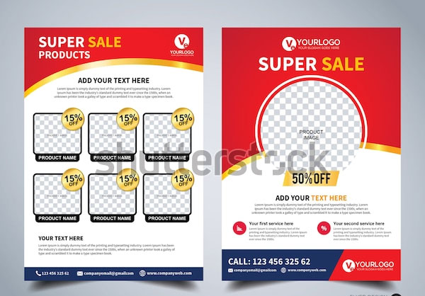 Super Sale Flyer Template