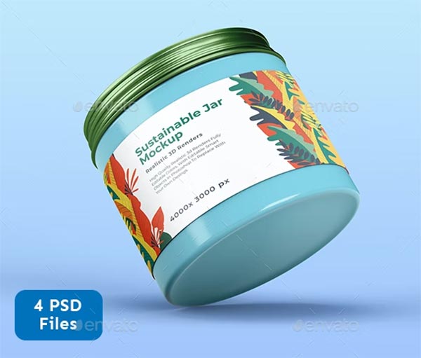 Sustainable Jar Mockup