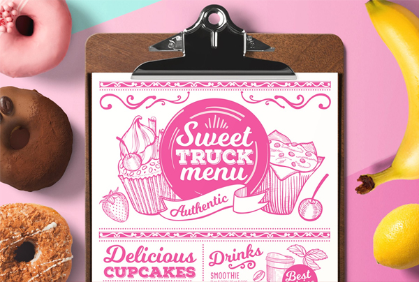 Sweet Truck Menu Template