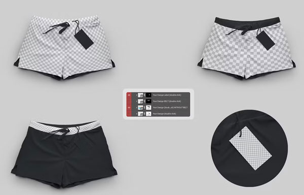 Swim Trunks Mockups Download