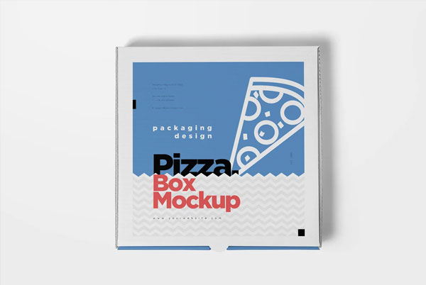 Takeaway Pizza Box Mockups