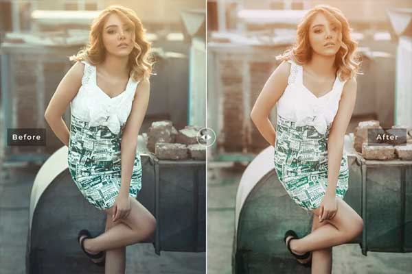 Tangerine Blogger Lightroom Presets Templates