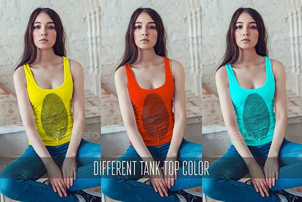 Tank Top Mock-Up PSD Design