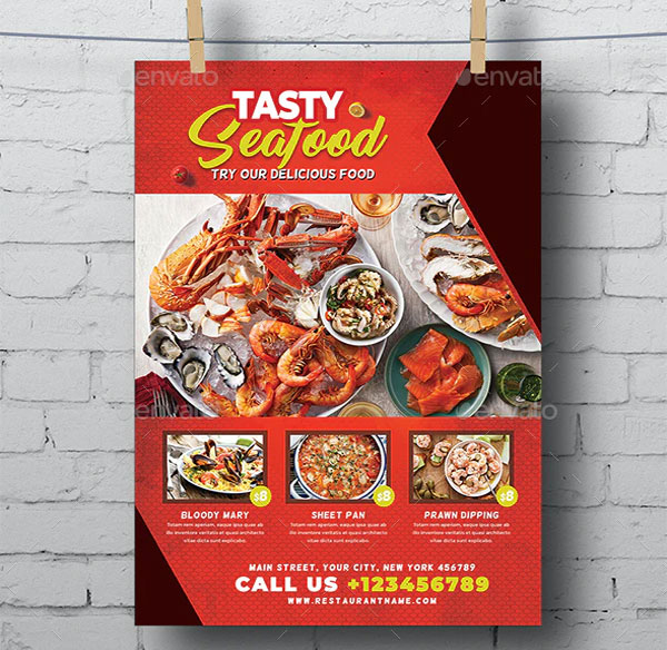 Tasty Seafood Flyer Template