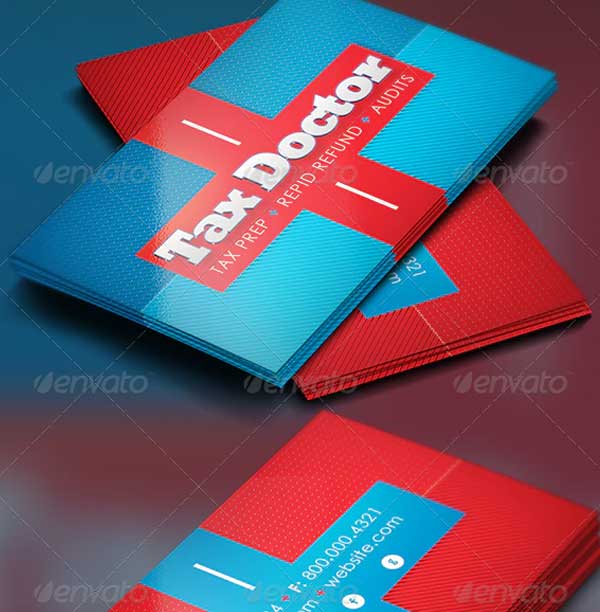 Tax Doctor Business Card Templates
