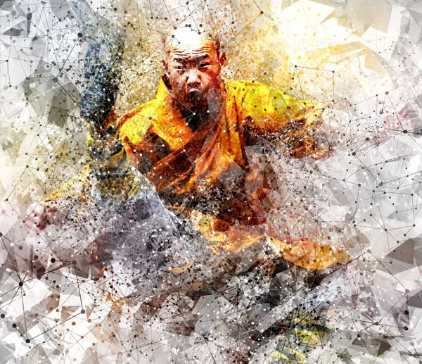 Techno Geometric Art Photoshop Action