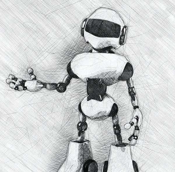 Techno Sketch Art Effect Photoshop Action