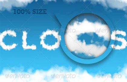 Text Clouds Photoshop Action