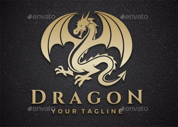 The Dragon Logo Template