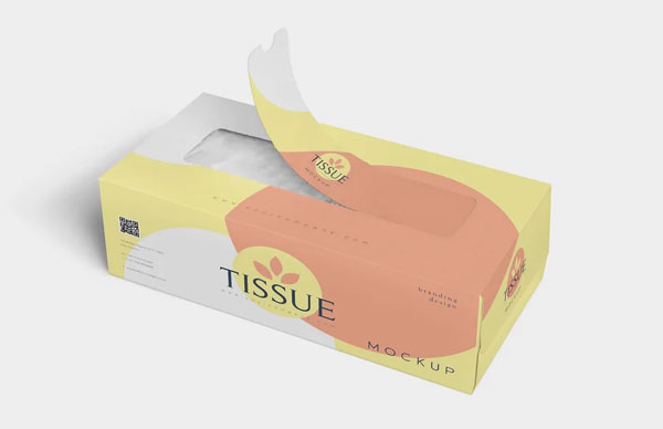 Tissue Box Mockups PSD Template