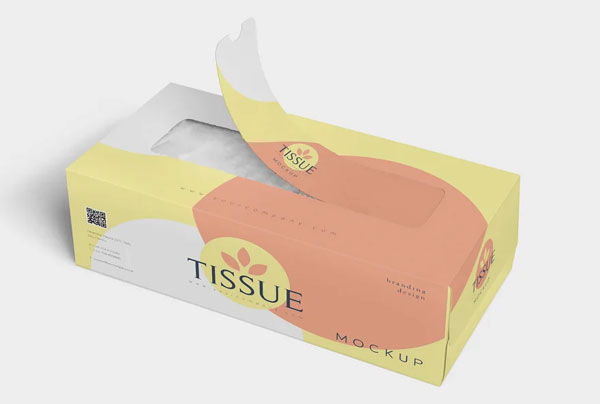 Tissue Box Mockups PSD Template