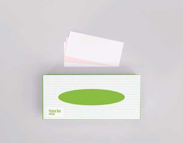 Tissue Box Packaging Mockup Free