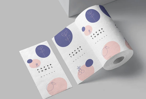 Tissue Paper Roll Mockups