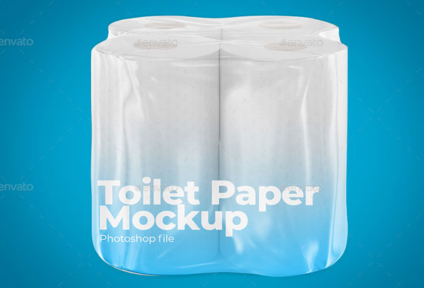 Toilet Tissue Paper Mockup