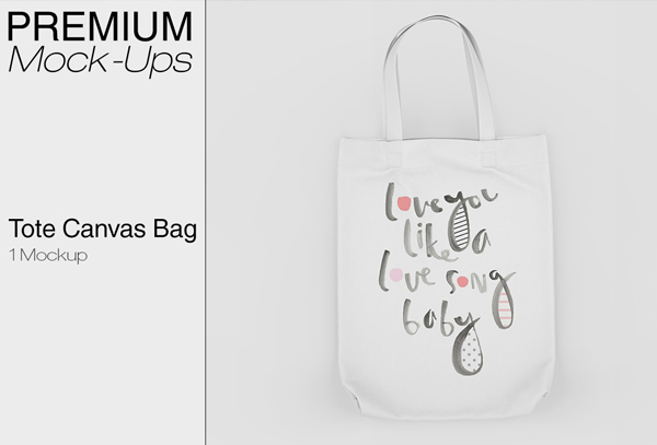 Tote Canvas Bag Mockup
