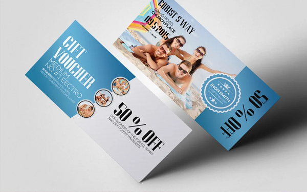 Tour Travel PSD Gift Voucher