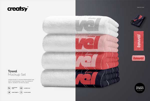Towel Mockup Set