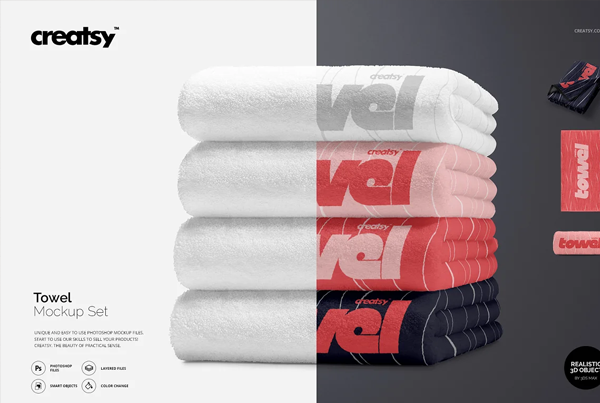 Towel Mockup Set