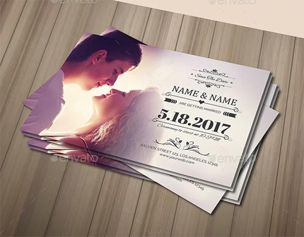 Traditional Wedding Invitation Template