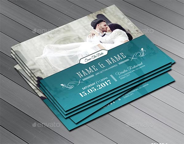 Traditional Wedding PSD Invitation