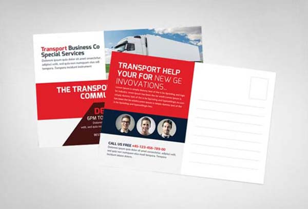 Postcard Business Template