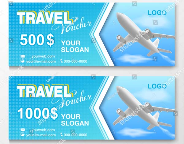 Travel Gift Voucher Template Free Download