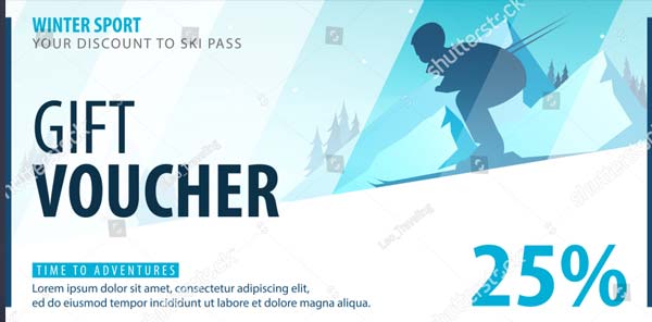 Travel Gift Voucher Template Powerpoint